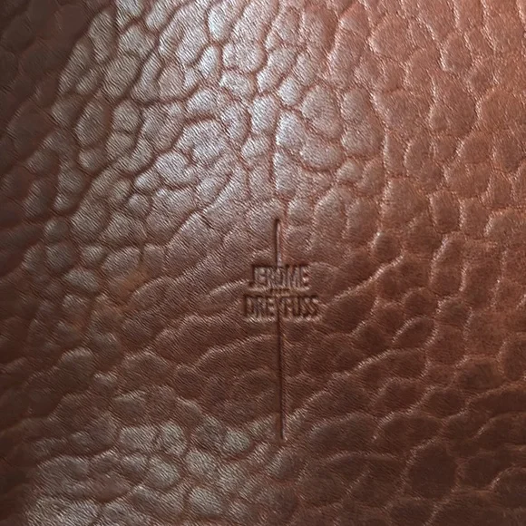 Jerome Dreyfuss Cognac Leather Satchel - Picture 5 of 16